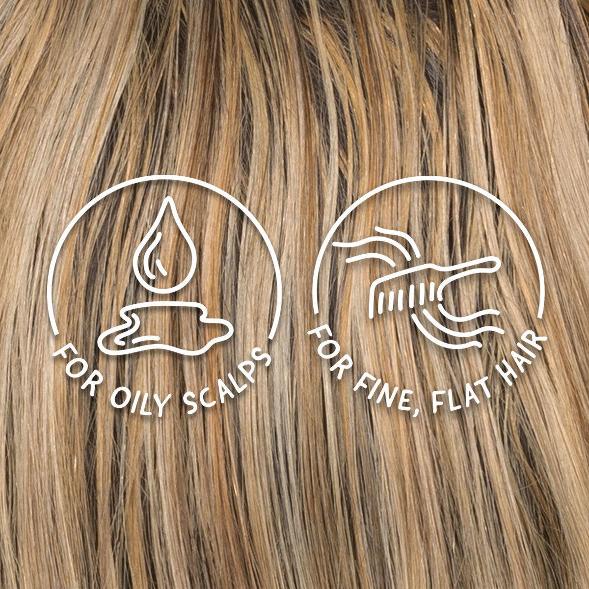 for oily scalps. for fine, flat hair