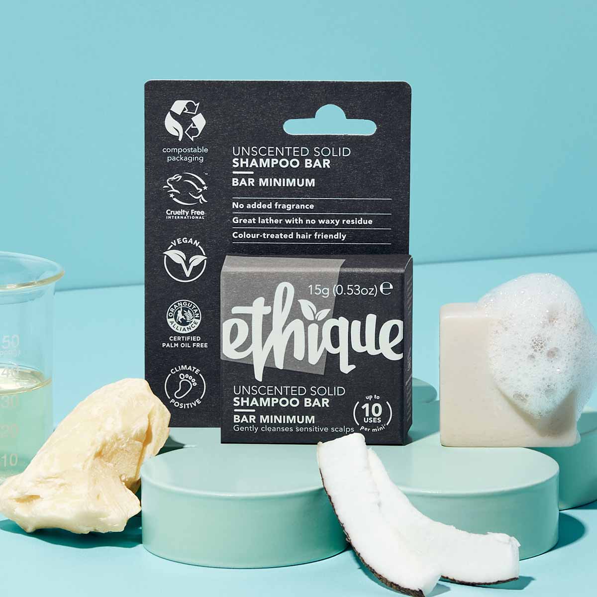 Unscented Solid Shampoo Bar - Bar Minimum
