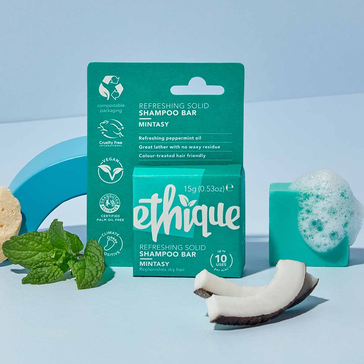 Replenishing Shampoo Bar Mini for Dry Hair: Mintasy™