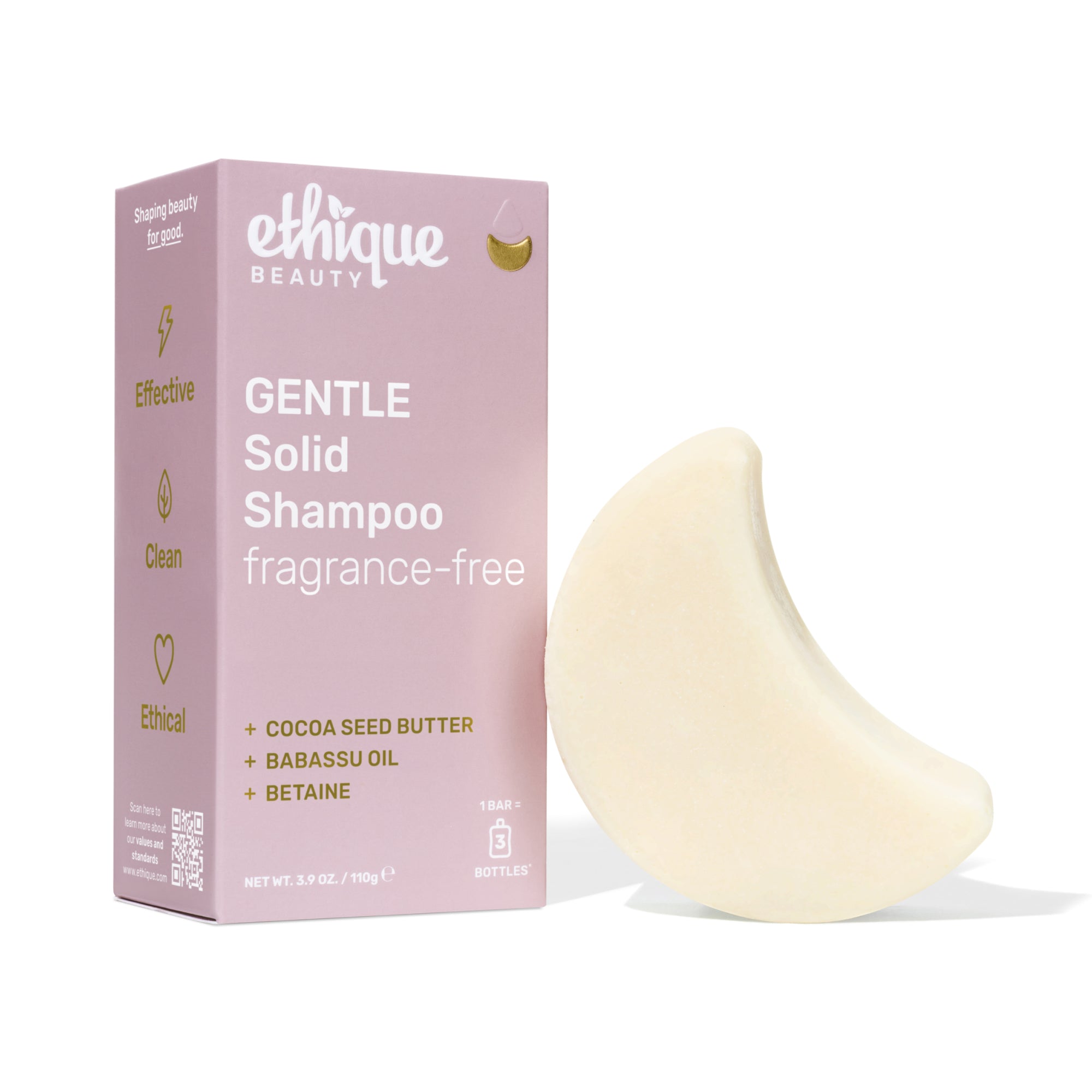 Gentle Solid Shampoo fragrance-free