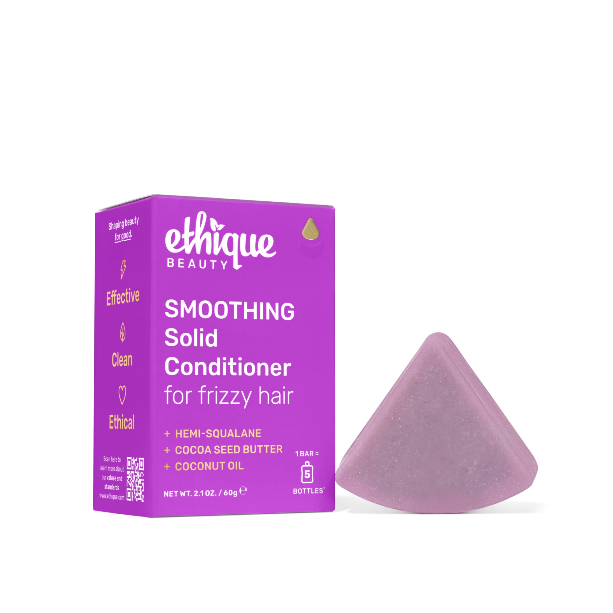 Smoothing Solid Conditioner for frizzy hair
