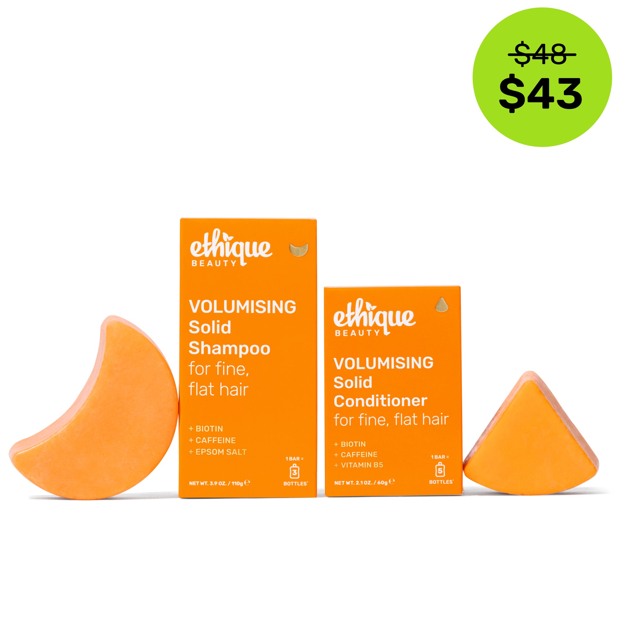 Volumising Solid Shampoo and Conditioner