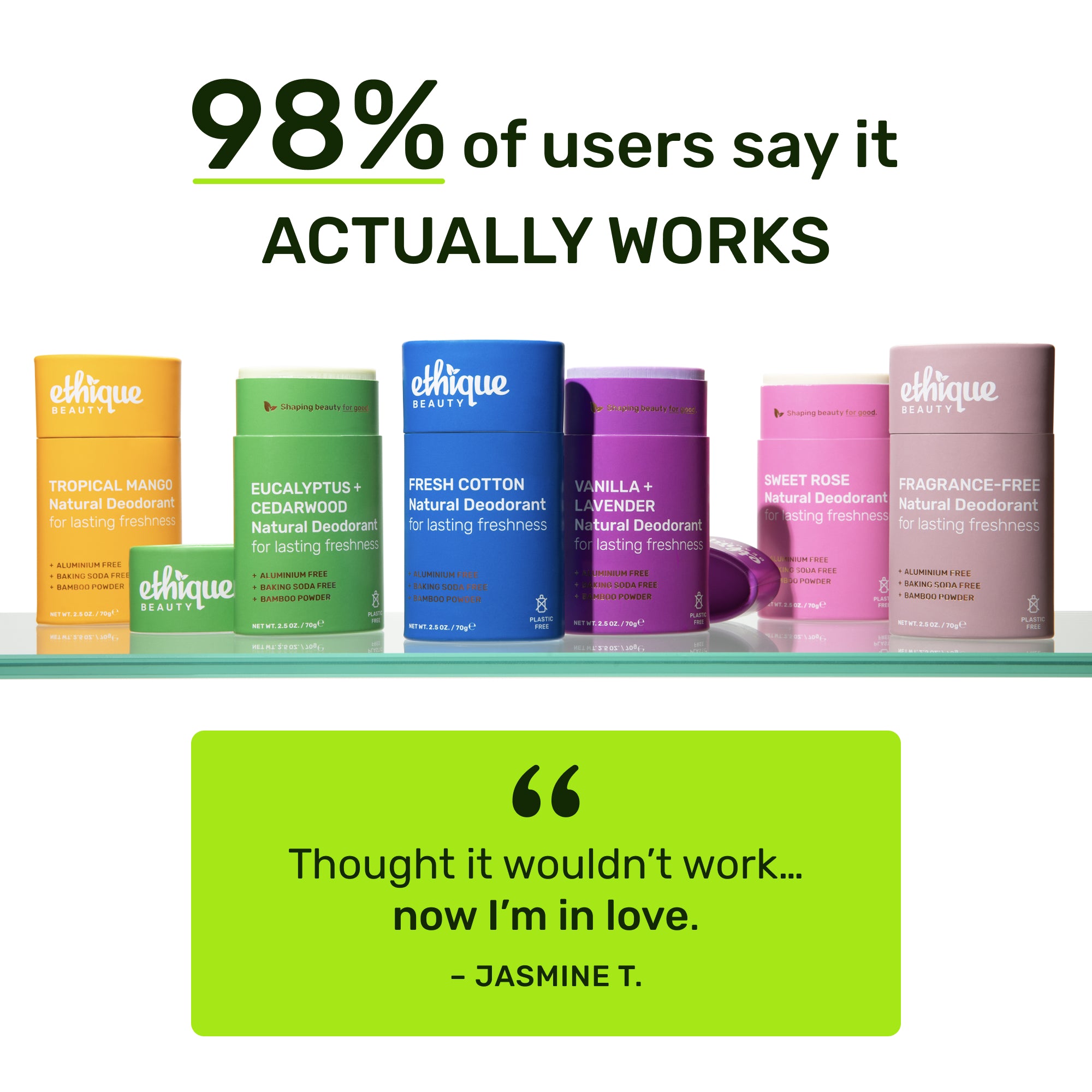 98% of users say it actually works