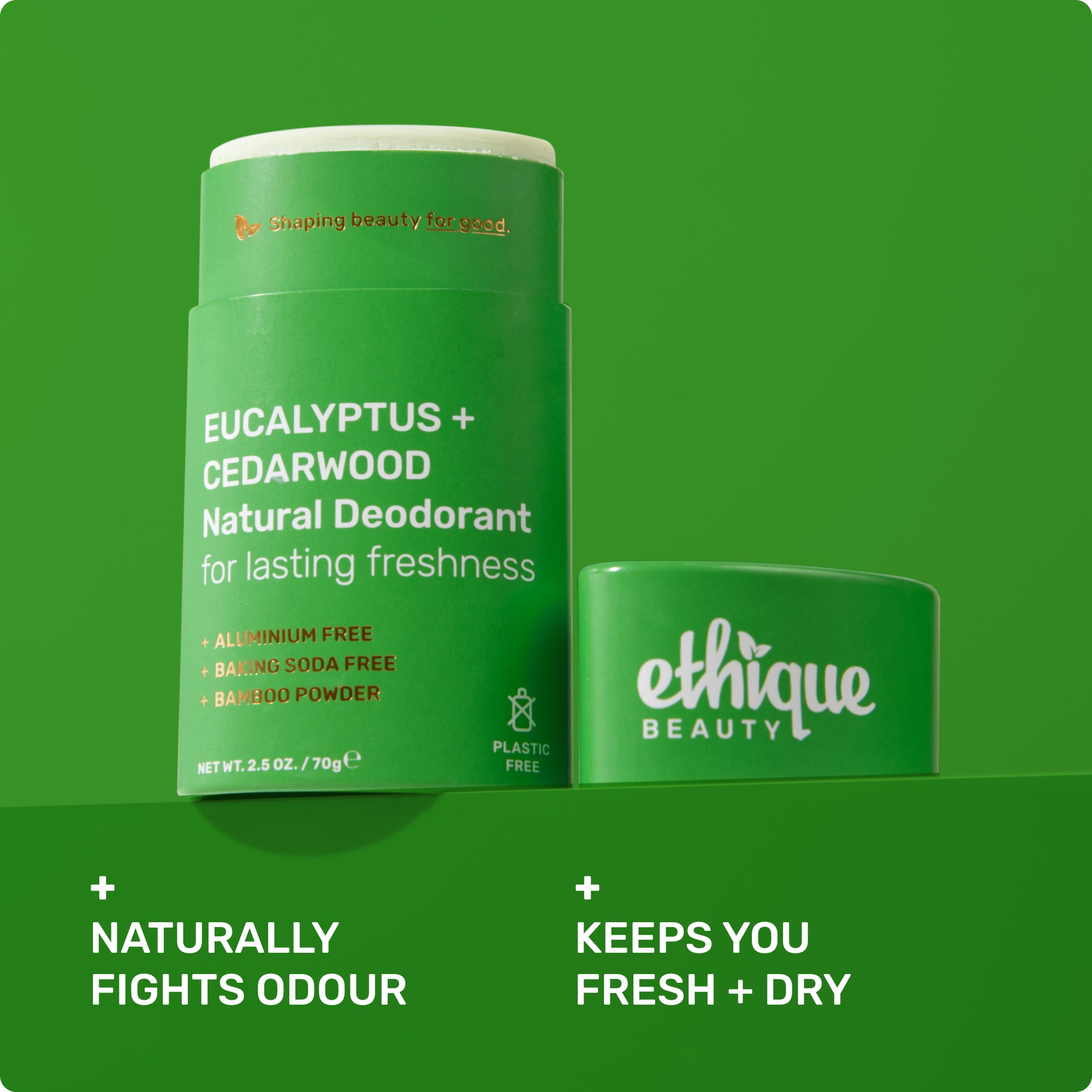 Naturally fights odour, keep your fresh and dry