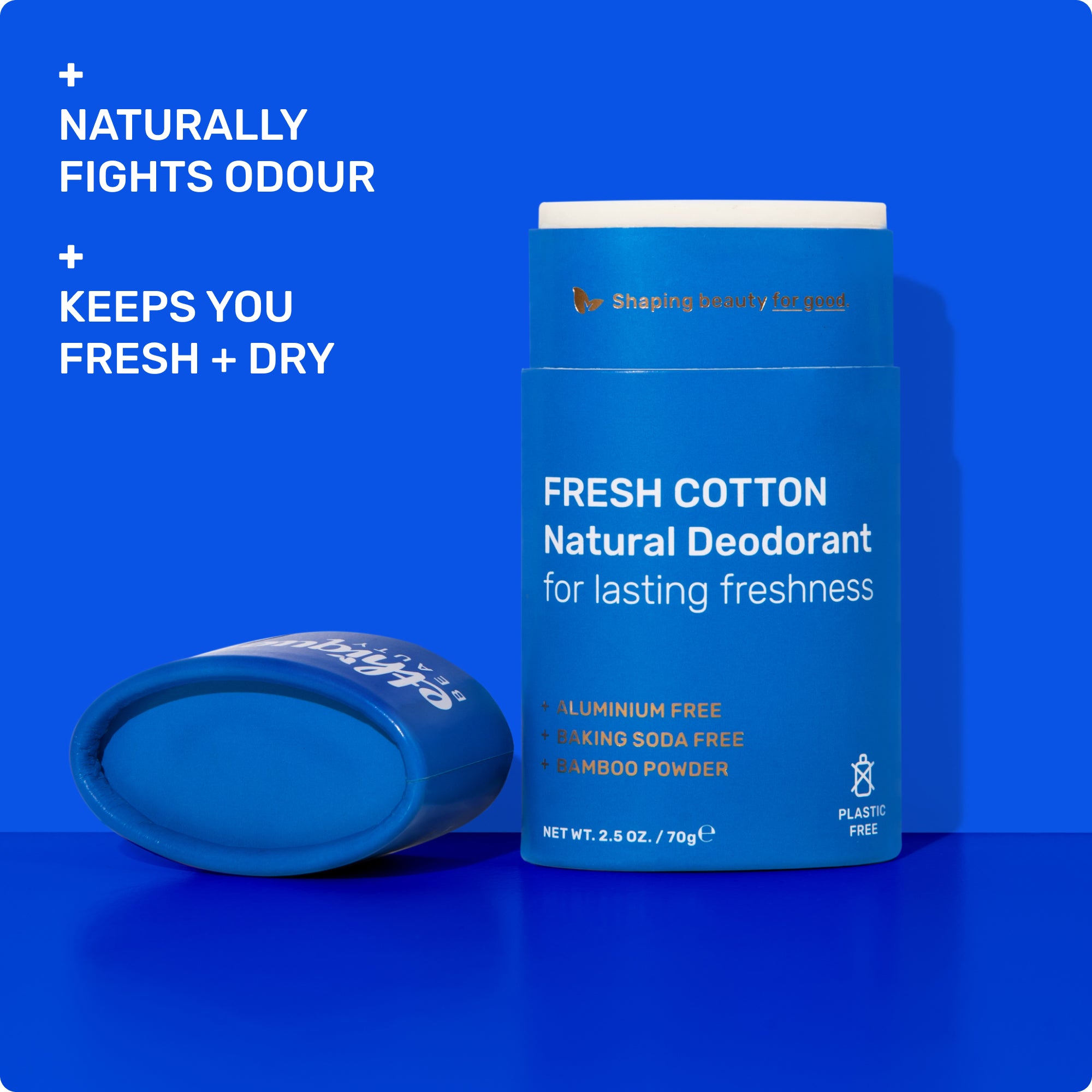 Naturally fights odour, keep your fresh and dry