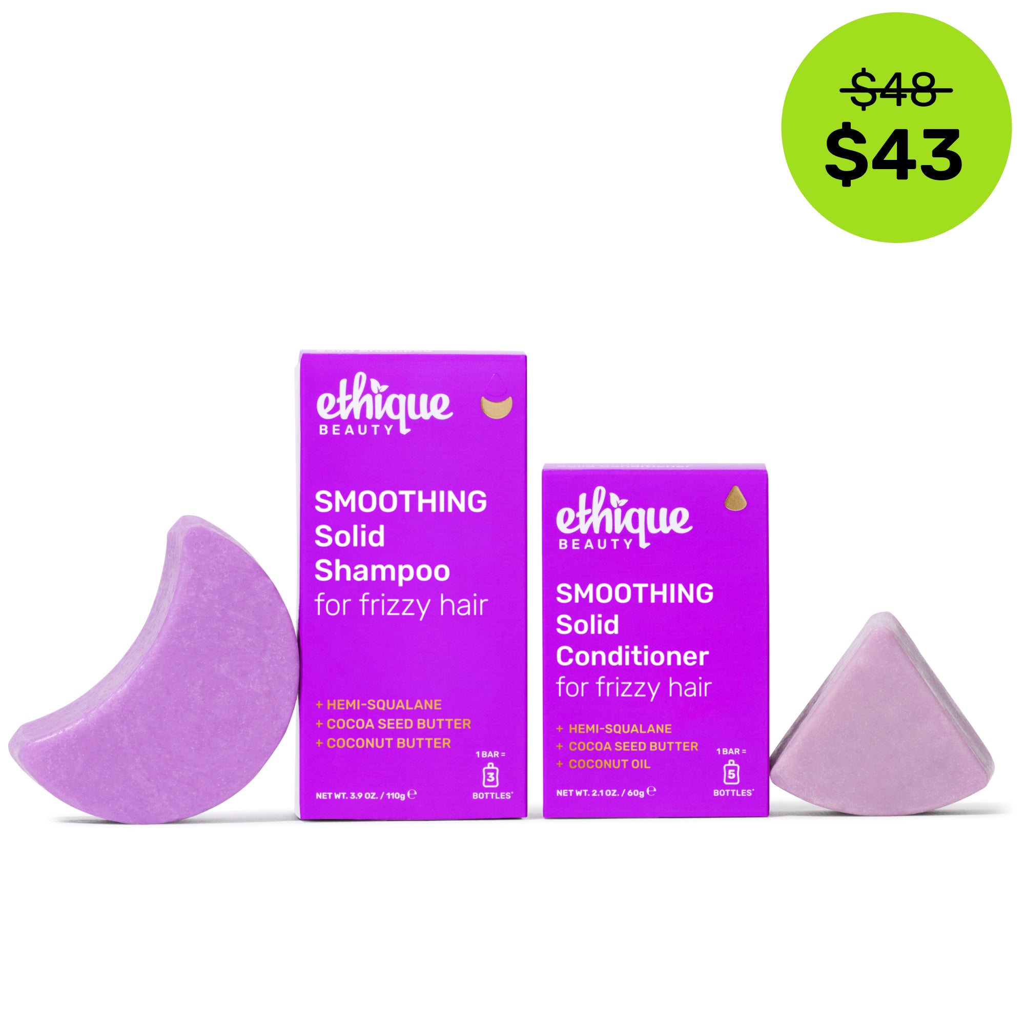SMOOTHING Solid Shampoo and Conditioner