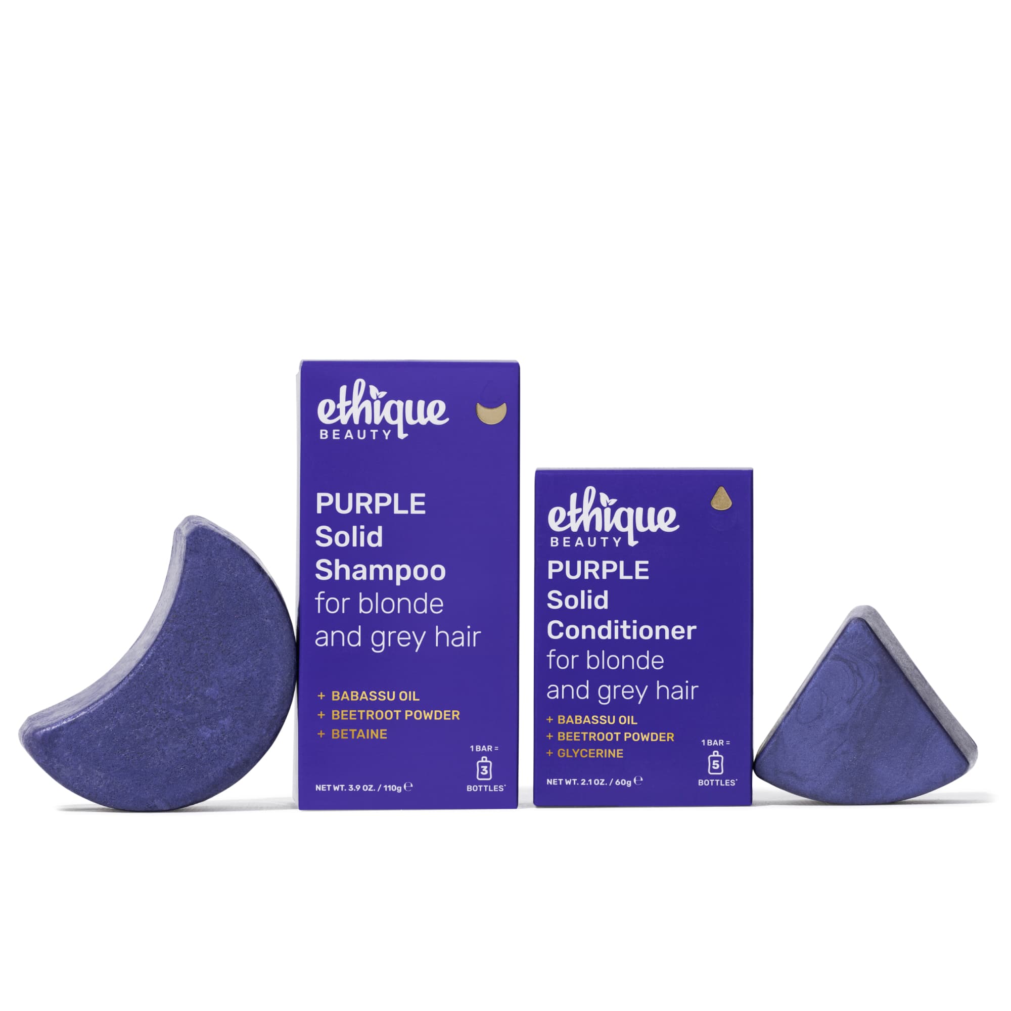 PURPLE Shampoo and Conditioner Bar Bundle